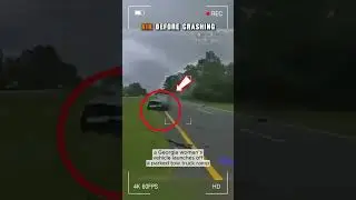 Woman LAUNCHES Off Tow Truck Ramp &mdash; Shocking Bodycam Footage from Georgia Crash!