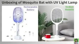 Mosquito Bat With UV Lights | Rechargeable Anti Mosquito Racket in Budget | Full Review with Demo