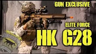 Эксклюзивный страйкбольный пистолет DesertFox: Elite Force HK G28 AEG Limited Edition Tan/Brodrab