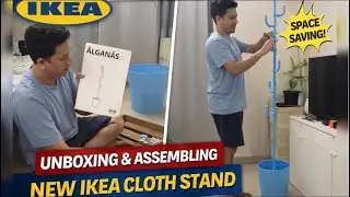 IKEA Cloth Stand Unboxing & Assembly | Space Saving IKEA Hanger Stand
