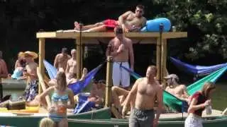 Ultimate Eno Hammock Raft @ Canoegrass 2013