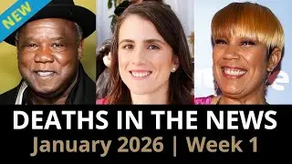Who Died This Week | January 2026 #3 Celebrity Deaths & More