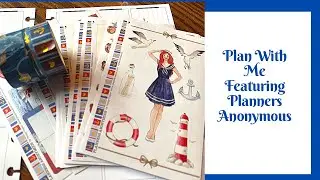 Plan With Me// Featuring Planners Anonymous// B6TN