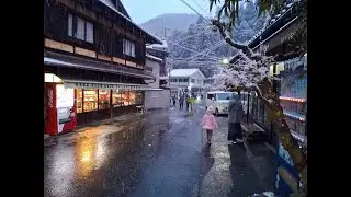 Salju Lebat di Stasiun Kurama, Kyoto! ❄️ Heavy Snow Night at Kurama Station
