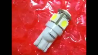 T10 1,2 Вт 6500 70-Lumen 5-SMD LED автомобиль бело
