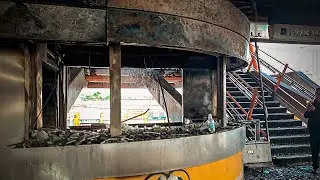 Incendio en estación Elisa Correa (19 OCT 2019)