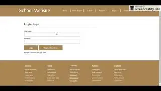 HTML, CSS and JavaScript Project on School System