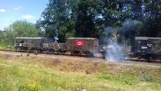 Second weekend of the Severn Valley 1940s weekend battle reenactment at highley