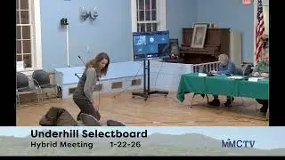 Underhill Selectboard 1-22-2026