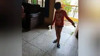 exercise during lockdown - fitness mantra from my daughter