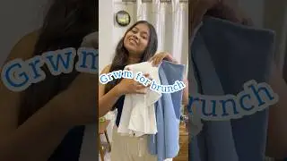 GRWM for brunch #youtube #youtubeshorts #shorts