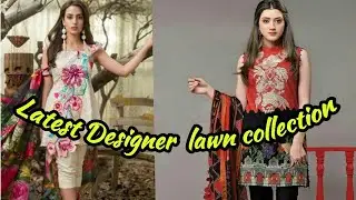 New summer lawn collection/Designer dress 2018