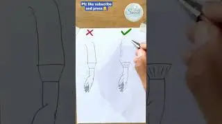 Easy tutorial to draw sleeves for beginners😱🤩|Satisfying Cre`ative art#shorts#viral#shortsfeed#trend
