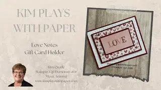 Держатель для подарочных карт Love Notes