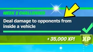 Deal damage to opponents from inside a vehicle locations (0/10000) - Fortnite