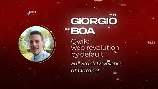 Giorgio Boa - Qwik: web revolution by default - JSWORLD 2023