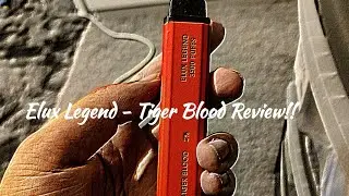 Elux Legend 3500 Puff - Tiger Blood Vape  Review!