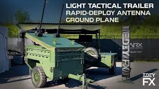 LIGHT TACTICAL TRAILER - Rapid Deploy Antenna Ground Plane