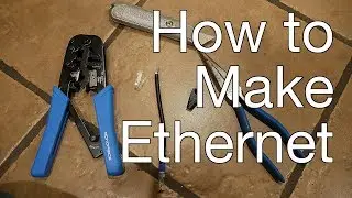 How to make an ethernet cable with bulk cable from monoprice using jacks and boots.