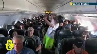In-flight Harlem Shake: US aviation authority probes Colorado students for plane dance video