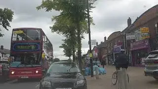 Inner City Life - Bordesley Green Shops Birmingham UK Near Subway McDonald's and Heartlands Hospital