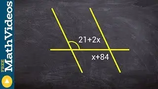 Using alternate interior angles to show two lines are parallel
