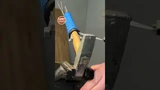 Softens the Work! Life Hack with a Bike Grip and Hammer!