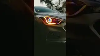 Hyundai I20 done ✅ headlight customise IPH projecto matrix drl call us 7559191925 for perfection 😎🔥