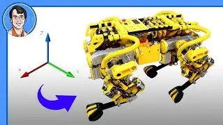 Собака-робот openDog №17 | Эксперименты с интерполяцией | Джеймс Брутон
