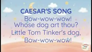 CaesarS Song | Nursery Rhyme for Kids📚Read Aloud & Early Reading Practice