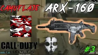CAMUFLAJE ROJO ARX-160 || COD GHOSTS || #3