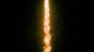 Aerial shell rising tail test