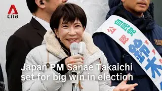 Japan election: PM Sanae Takaichi's ruling coalition set to win two-thirds of Lower House