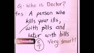 DOCTOR'S  PRESCRIPTION: PILLS for the ILLS... BILLS for the CHILLS!#MedicalBills #FunnyVideo #lol