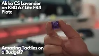 Akko CS Lavender Stock on KBD67 Lite Sound Test ASMR