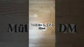 M&uuml;ller&DM Haul🤍 #dm #m&uuml;ller #haul #roadto100k #copylink #follow #like