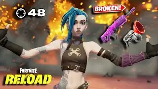 Most BROKEN EXOTIC Combo | 48 Kills Solo Fortnite Reload Gameplay (NEW! Fortnite Chapter 7 Season 1)