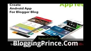 Convert Blogger to Android  App
