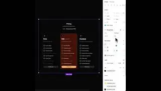Responsive Pricing Table Component in Figma  #responsivedesign