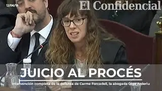 Intervenci&oacute;n completa de la defensa de Carme Forcadell, la abogada Olga Arderiu