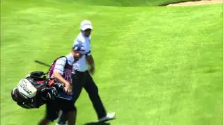 Justin Harding chips in
