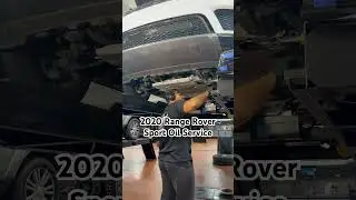 Range Rover Sport Oil service #landrover #mechanic #jaguars #service #mechanic