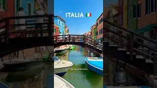 Italy Tourist Places | Burano - Venice italy travel guide #italy #travel #travelvlog #traveltips