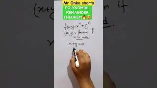 Polynomials Class 9|Remainder theorem supershort tricks😍 #shorts #ytshortsindia #maths #mronkoshorts