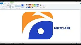 How to Draw GEO TV Logo in MS PAINT | Ms Paint Tutorial Step by Step