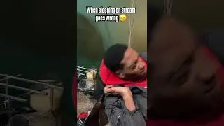 When sleeping on live stream goes wrong #waterprank