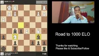 Chess rating climb Road To 1000 ELO part 7 #chess #checkmate #chessrating