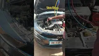 Tata Tiago ac ⛽ gas charg //#vahicles #shortvideo #tatapunch #electricalindia