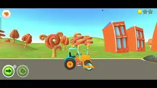 Road Roller & toy Kids vehicle video 
