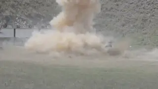 Video: Explosion using tannerite